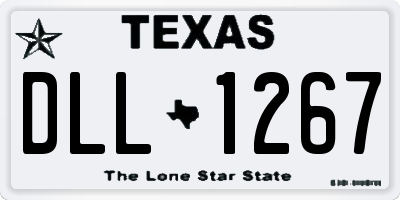 TX license plate DLL1267