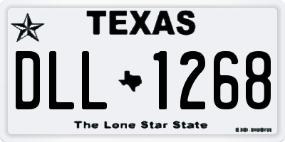 TX license plate DLL1268