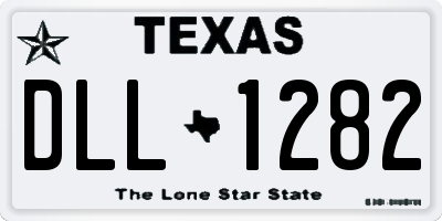 TX license plate DLL1282