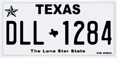 TX license plate DLL1284