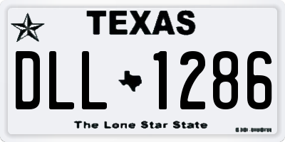 TX license plate DLL1286