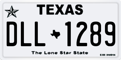 TX license plate DLL1289