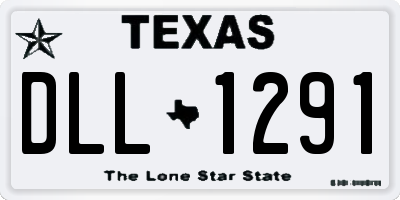 TX license plate DLL1291