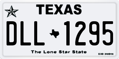 TX license plate DLL1295