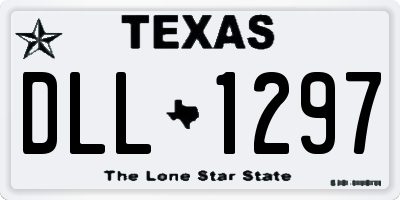 TX license plate DLL1297