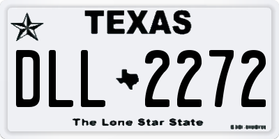 TX license plate DLL2272