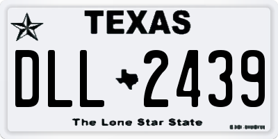 TX license plate DLL2439