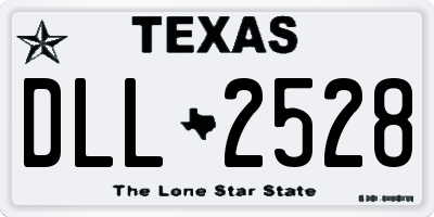 TX license plate DLL2528