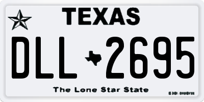 TX license plate DLL2695