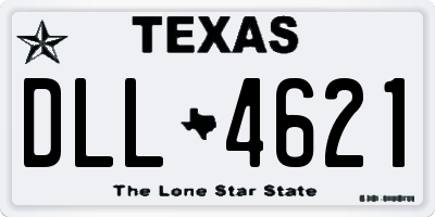 TX license plate DLL4621
