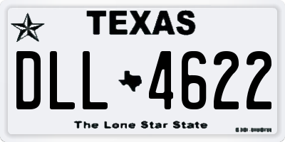 TX license plate DLL4622