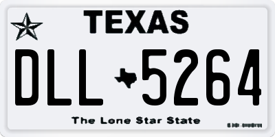 TX license plate DLL5264