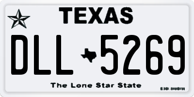 TX license plate DLL5269