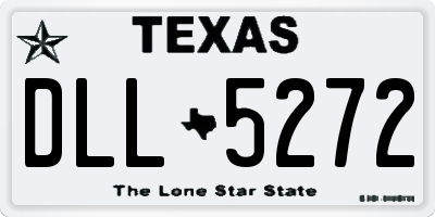 TX license plate DLL5272