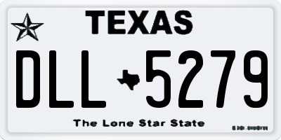 TX license plate DLL5279