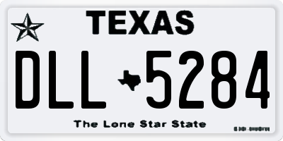 TX license plate DLL5284