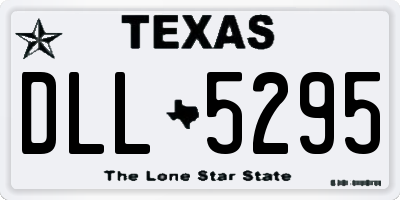 TX license plate DLL5295