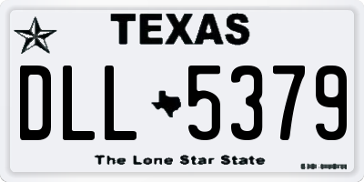 TX license plate DLL5379