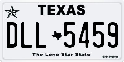 TX license plate DLL5459