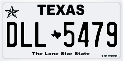 TX license plate DLL5479