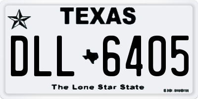 TX license plate DLL6405