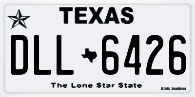 TX license plate DLL6426