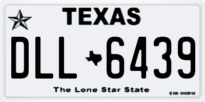TX license plate DLL6439