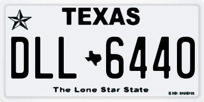 TX license plate DLL6440
