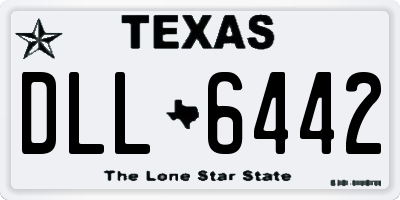 TX license plate DLL6442