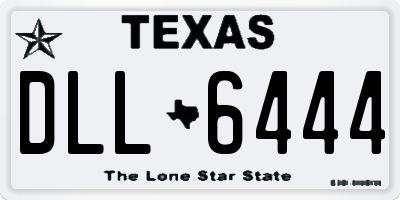 TX license plate DLL6444