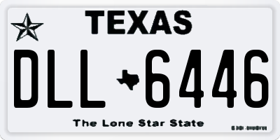 TX license plate DLL6446