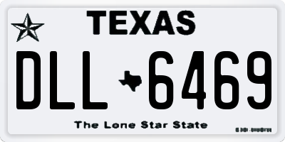 TX license plate DLL6469