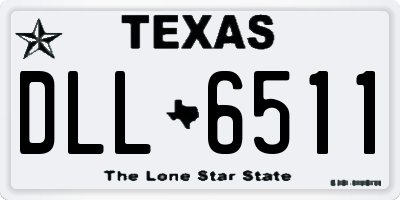TX license plate DLL6511