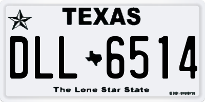 TX license plate DLL6514