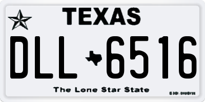 TX license plate DLL6516