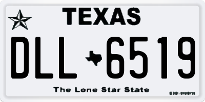 TX license plate DLL6519