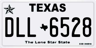 TX license plate DLL6528
