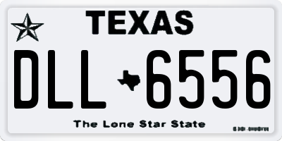TX license plate DLL6556