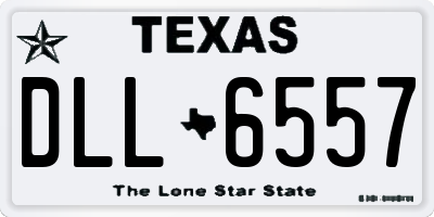 TX license plate DLL6557