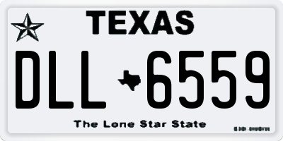 TX license plate DLL6559