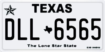 TX license plate DLL6565