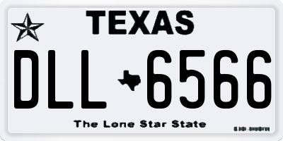 TX license plate DLL6566