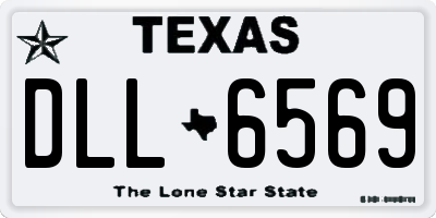 TX license plate DLL6569