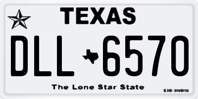 TX license plate DLL6570