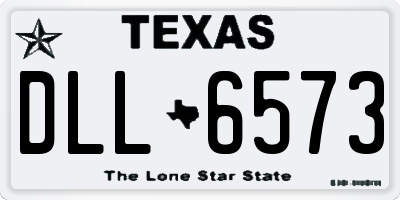 TX license plate DLL6573