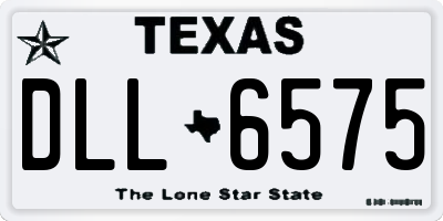 TX license plate DLL6575
