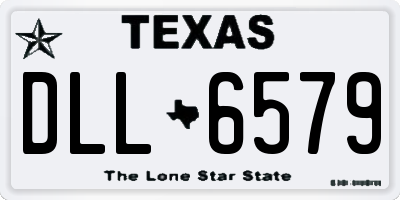 TX license plate DLL6579