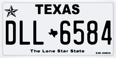 TX license plate DLL6584