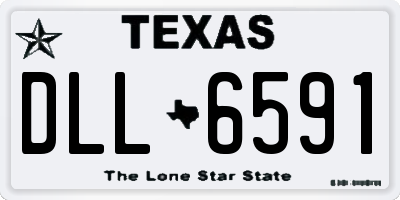 TX license plate DLL6591