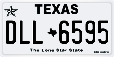 TX license plate DLL6595